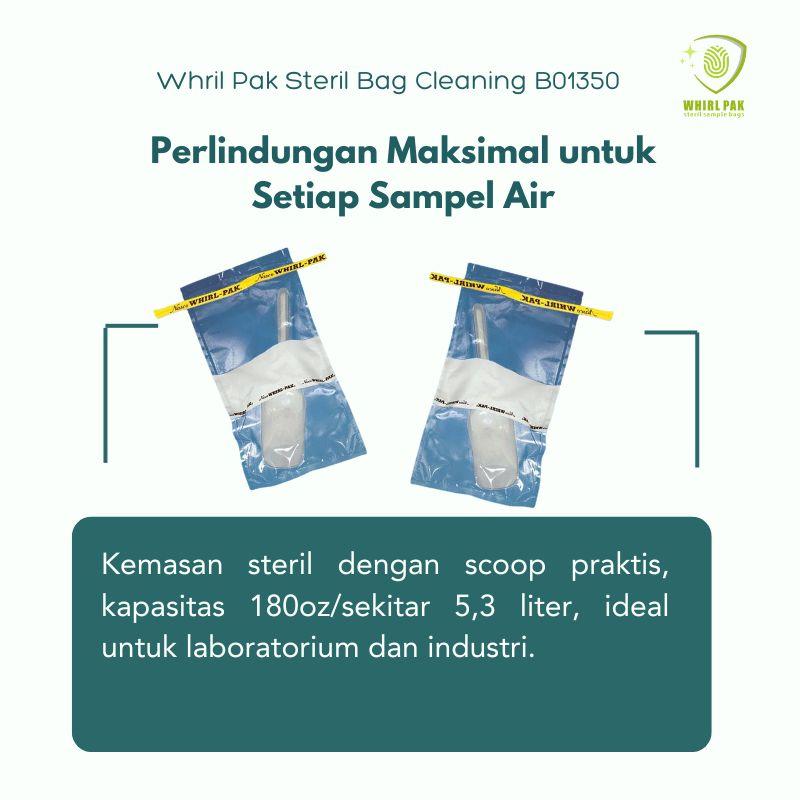 Whril Pak Steril Bag Cleaning B01350